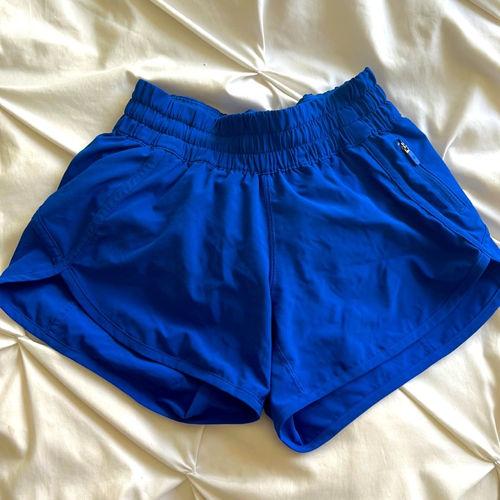 lululemon Royal Blue Tracker Shorts